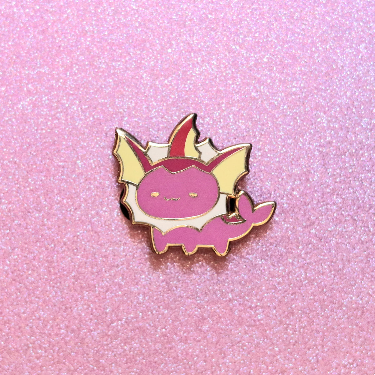 Pocket Shiny Water Evolution Enamel Pin
