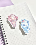 Poké Parfait Pair - Matte Vinyl Stickers