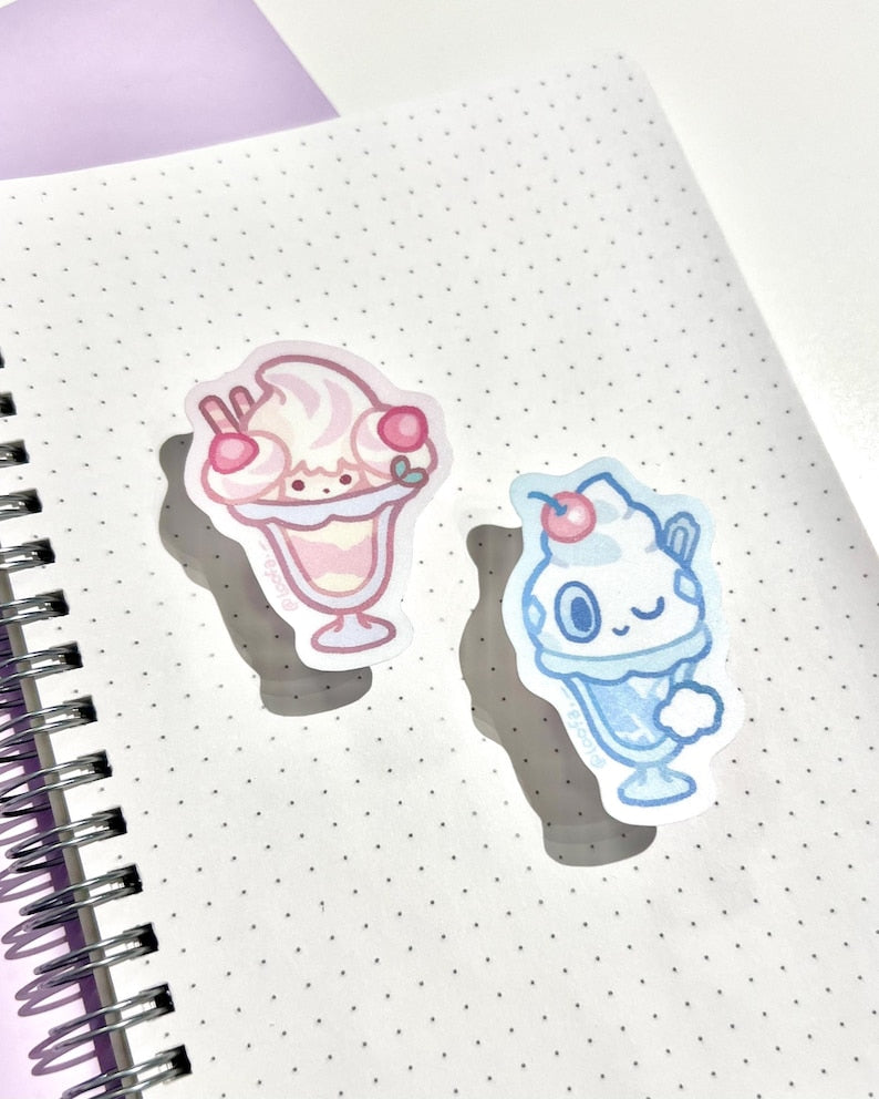 Poké Parfait Pair - Matte Vinyl Stickers