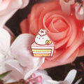 Spring Chickies Pin: Marshmallow Millie