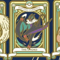 Pocket Bat Wyvern Tarot Pin