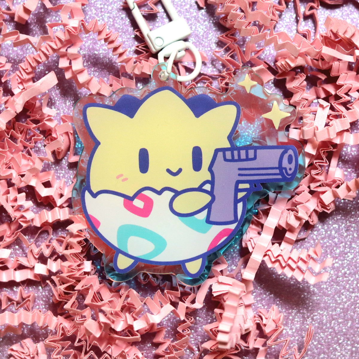 Pocket Baby Egg Acrylic Keychain