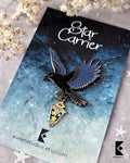 Raven Flying Star Carrier Enamel Pin