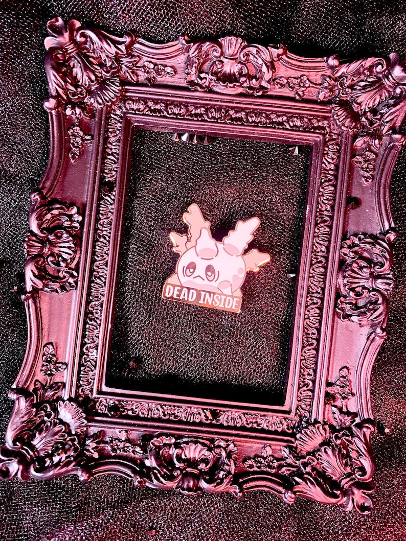 Dead Inside Corsula Enamel Pin