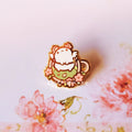 Tea Dragons Enamel Pin: Sakura Matcha Latte