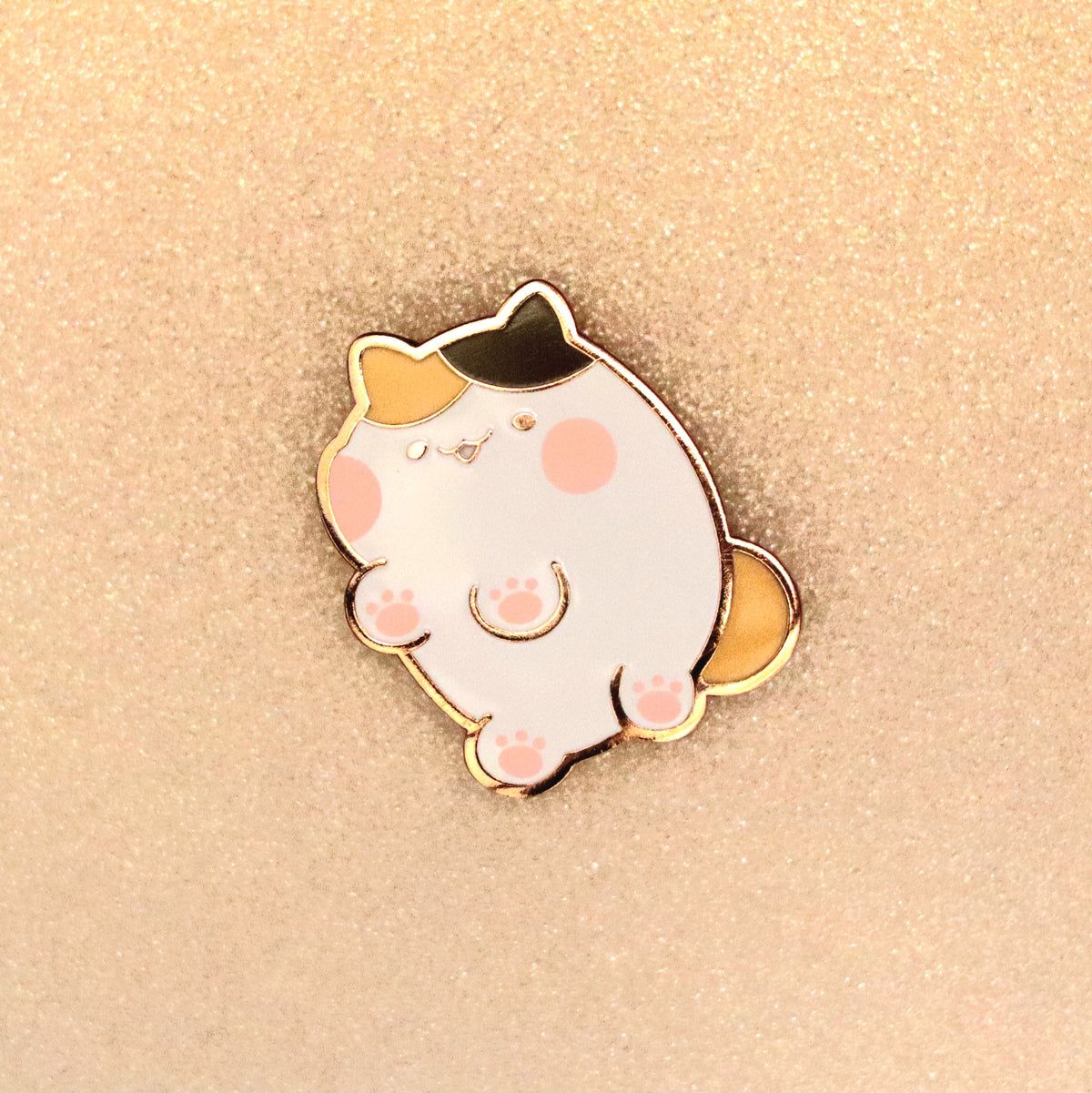 Final Friends XIV Chubby Cat Enamel Pin
