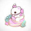 Long Hair Kitty Macaron