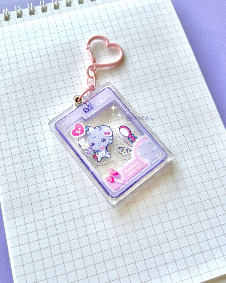 Poké Doll Kitty - Magnetic Shaker Keychain