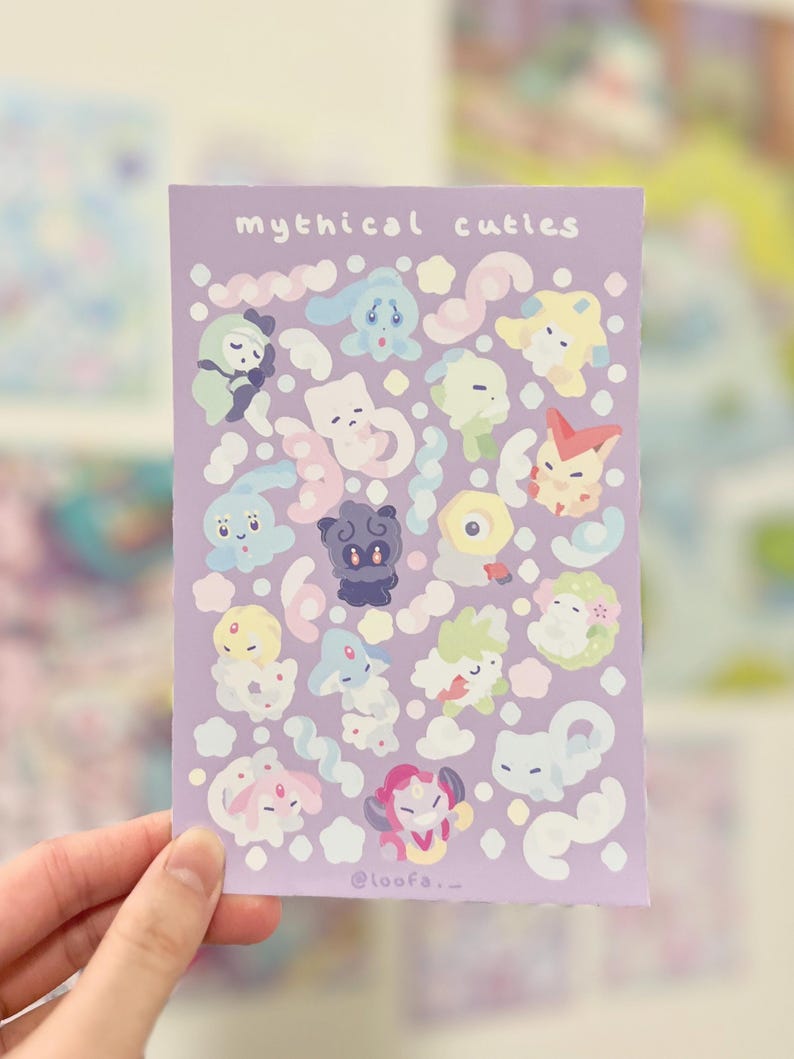 Mythical Cuties - Deco Sticker Sheet