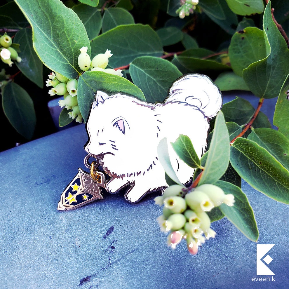 Puppy Star Carrier Enamel Pin