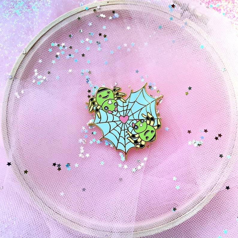 Spinarak Love Enamel Pin