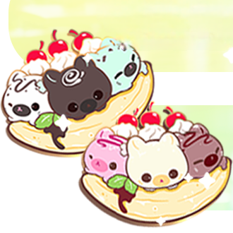 Banana Split Kitties
