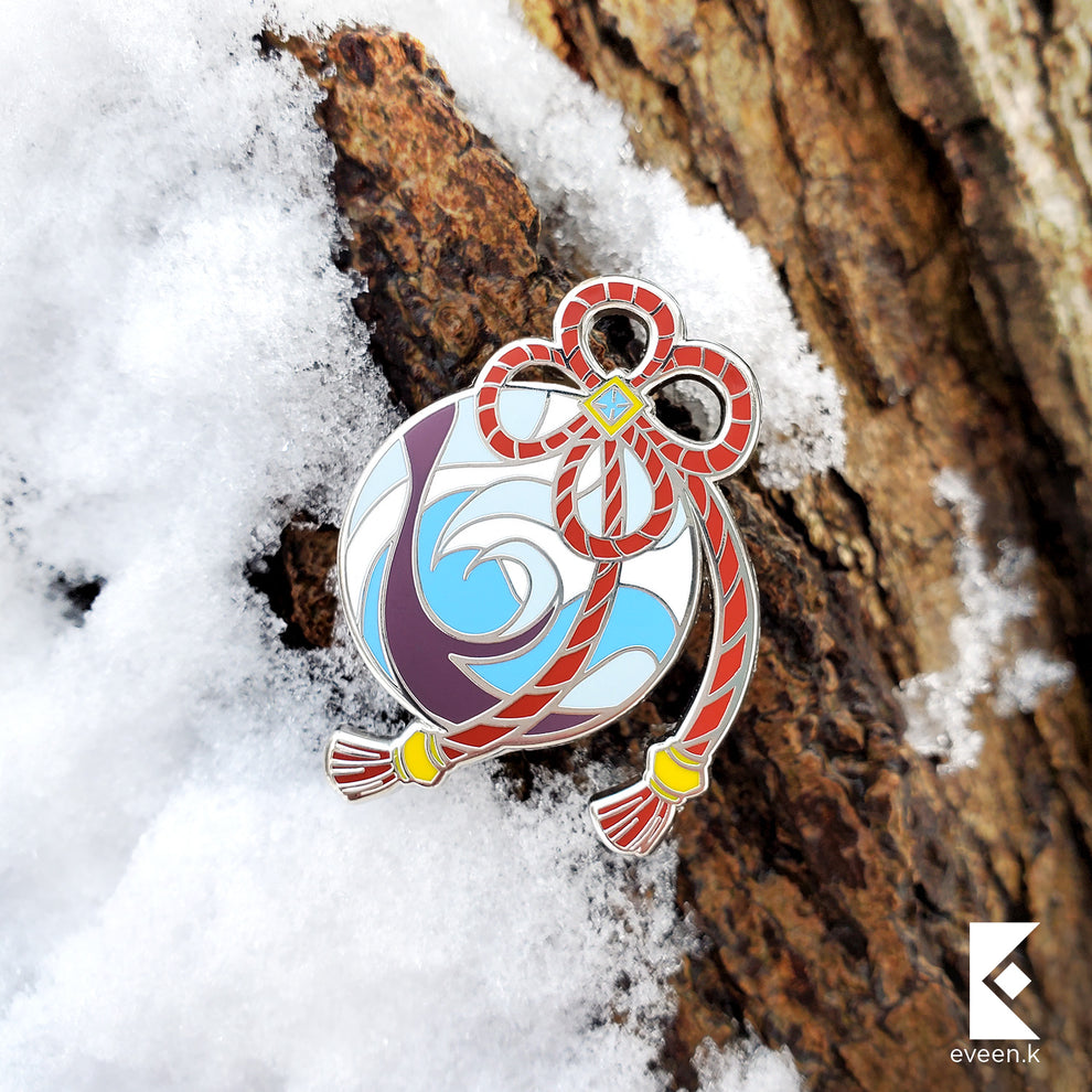 Ganyu Genshin Emblem Enamel Pin