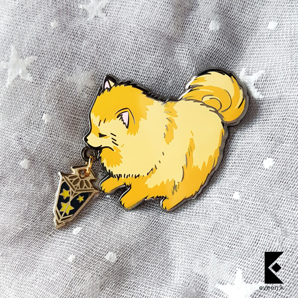 Puppy Star Carrier Enamel Pin