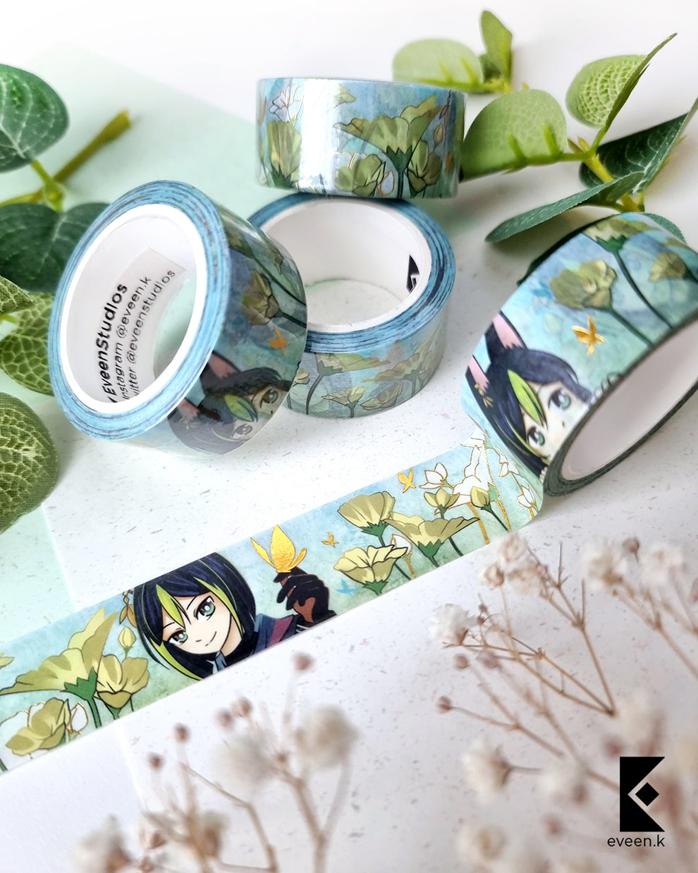 Tighnari, Character Gold Foil Washi Tape