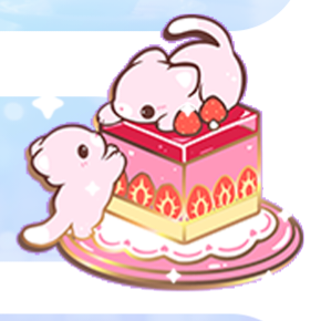Strawberry Pudding Kitties