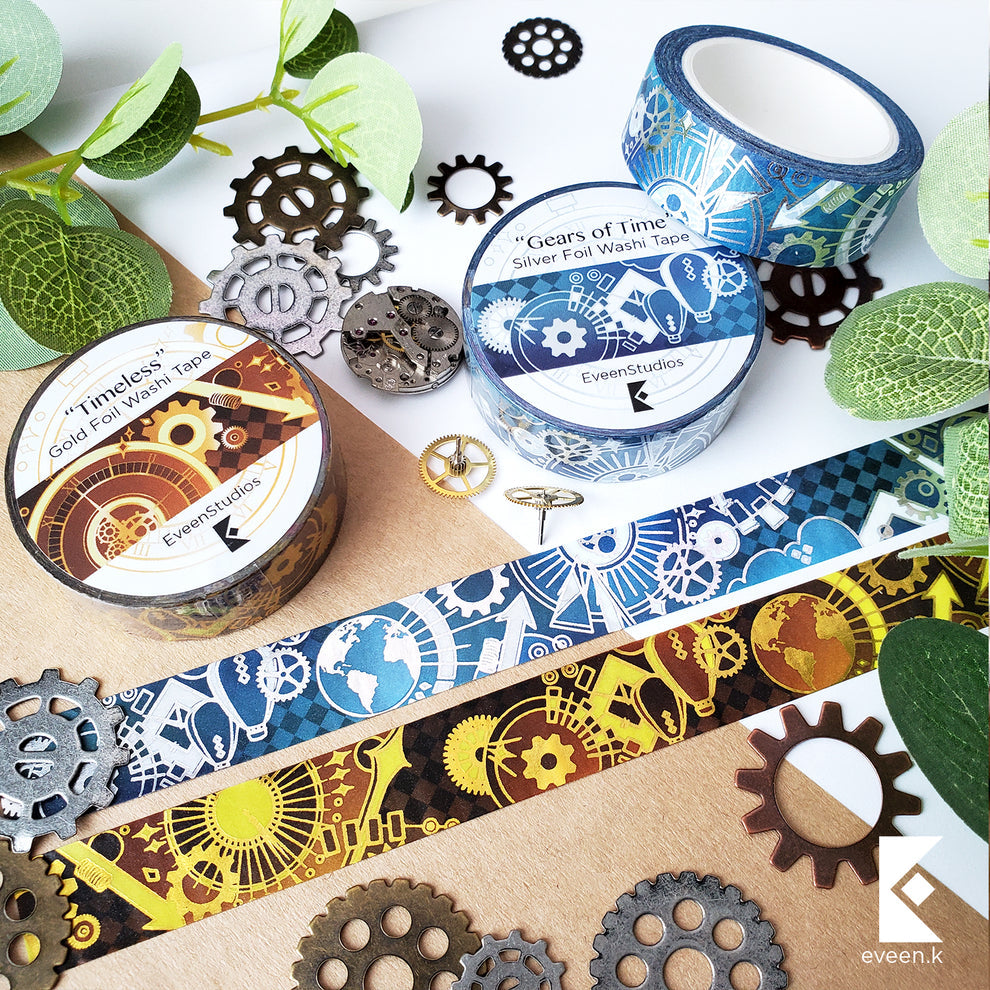 Timeless Steampunk, Foil Washi Tape