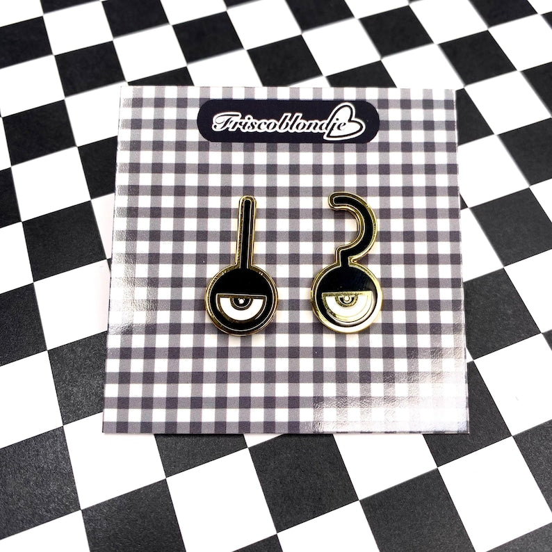 Unown Alphabet Enamel Pins