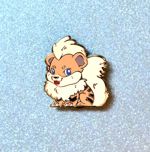 Pocket Fire Pup I Enamel Pin