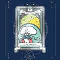 Pocket Starter Owl Shiny Tarot Keychain