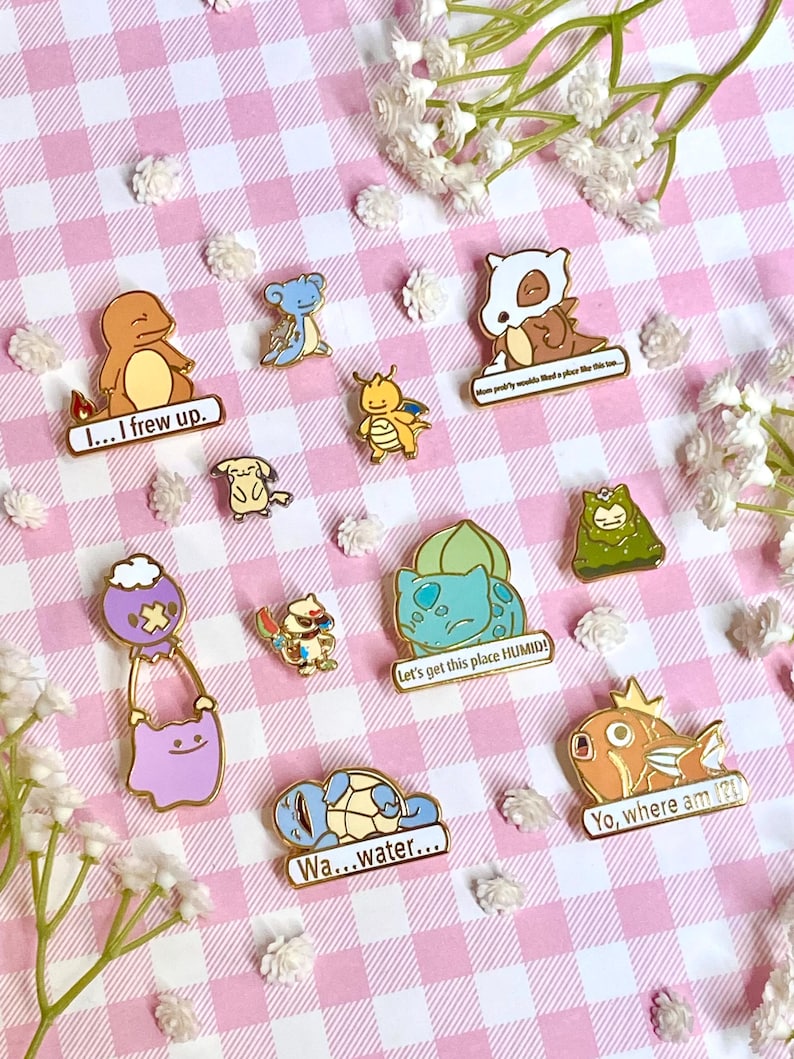 Pokopin Enamel Pins