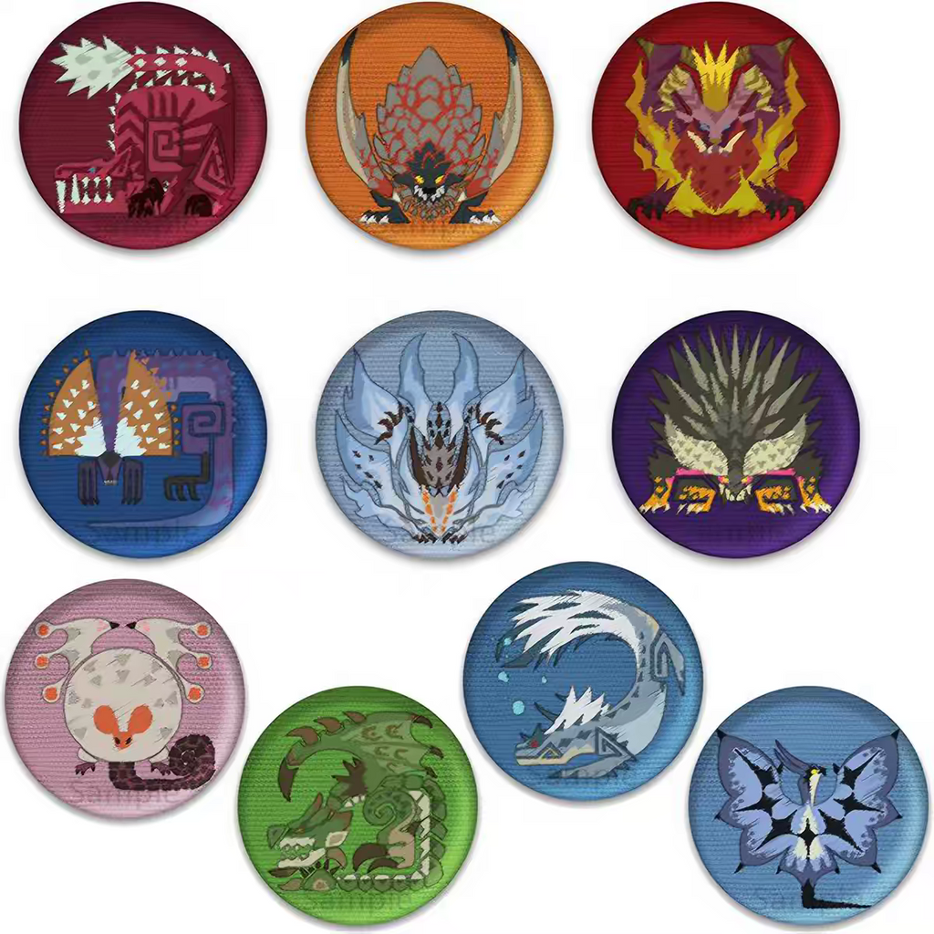 MonHun button badges