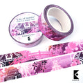 Inazuma, City of Storms, Rose Foil Washi Tape