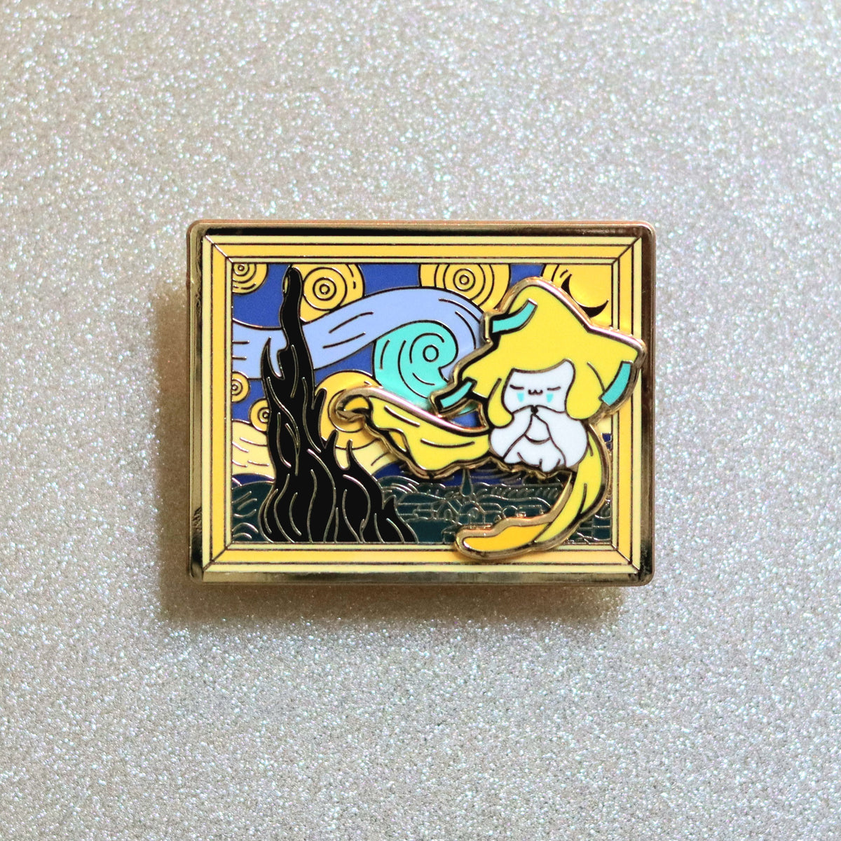 Pocket Painting Starry Night Enamel Pin
