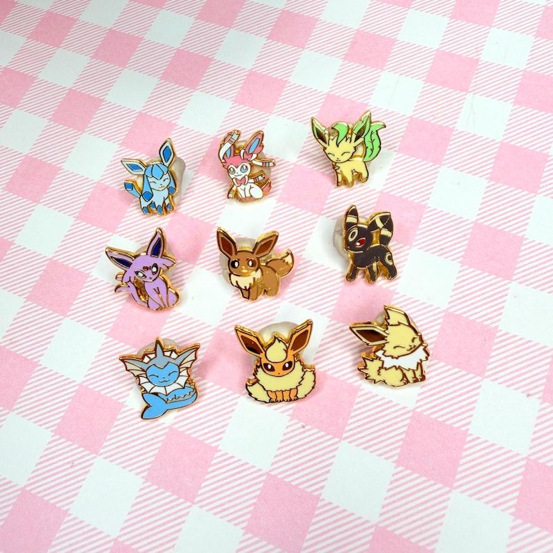 Eeveeloution Poke Monster Mini Micro Pins