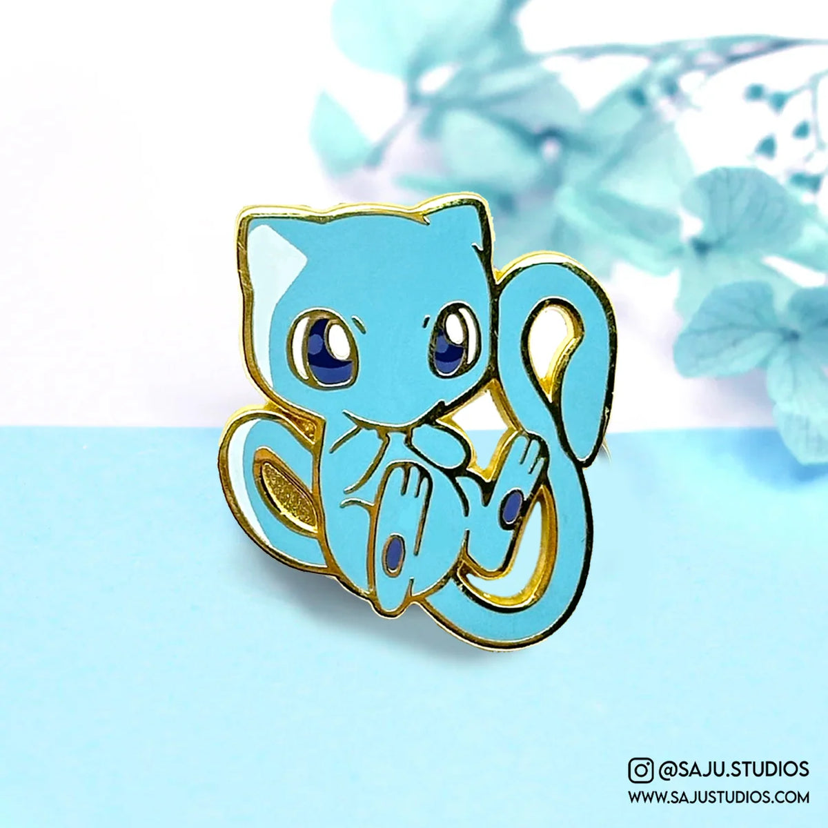 Shiny Mew Enamel Pin
