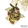 Shiny Legendary Dragon Enamel Pin