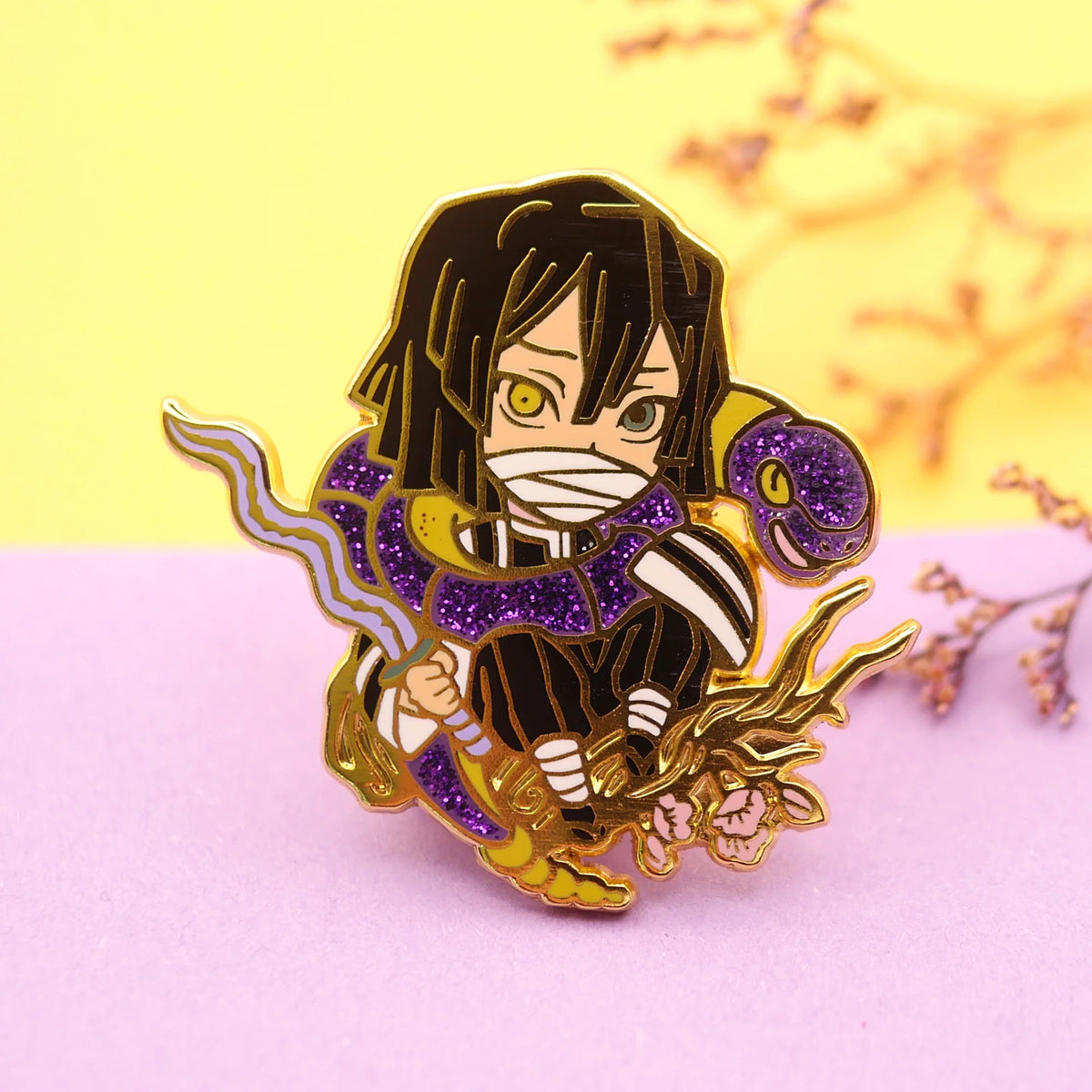 Snake PokeSlayer Enamel Pin