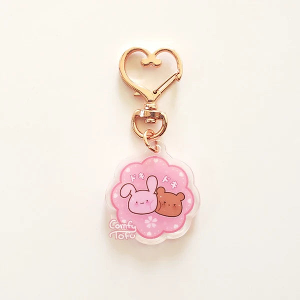 Bunny & Bear Acrylic Keychain