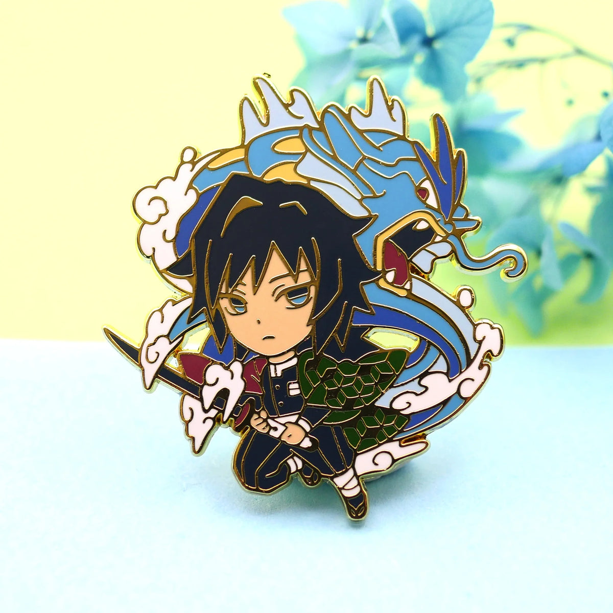 Water PokeSlayer Enamel Pin
